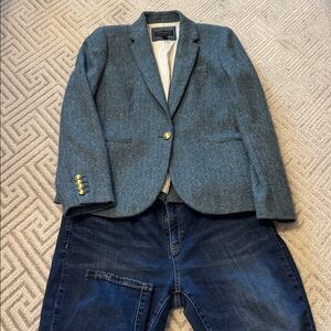 J. Crew Blue wool Blazer